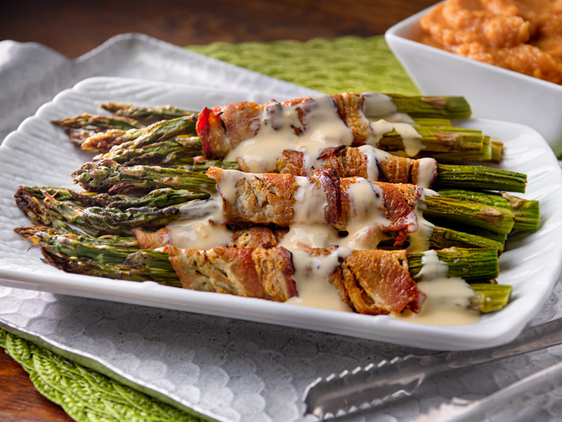 Bacon Wrapped Asparagus | Love Your Leftovers | ¡Yo Quiero!™ Brands