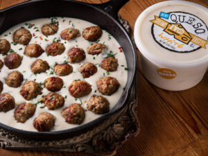 Yo Quiero Brands Mexican Meatballs with White Queso Recipe