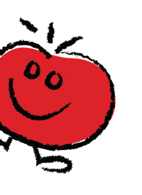 YQB Taste Buds Tomato Character