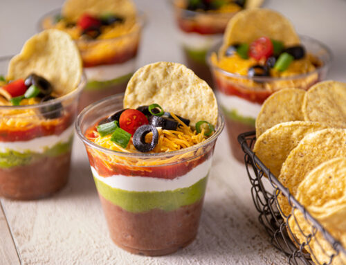 Individual Seven Layer Dip Cups