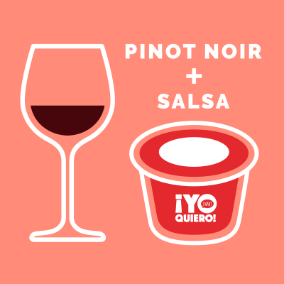 Wine Pairings pinot and salsa