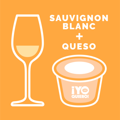 Wine Pairings sav blanc and queso