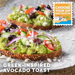 Greek Insipired Avocado Toast