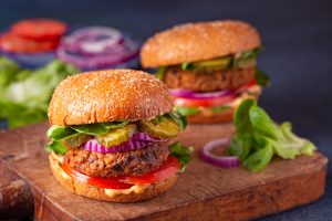 Bean Dip Veggie Burgers