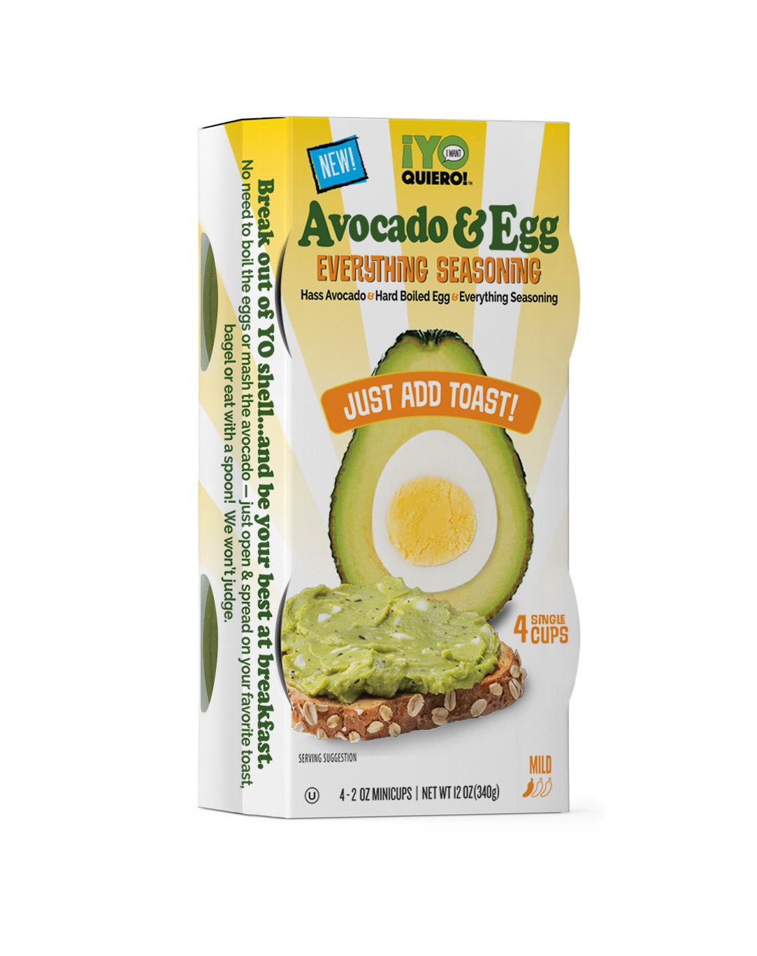 Avocado Mash - 4 Pack, Avocado Spread