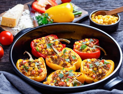 Stuffed Bell Peppers with ¡Yo Quiero! Salsa