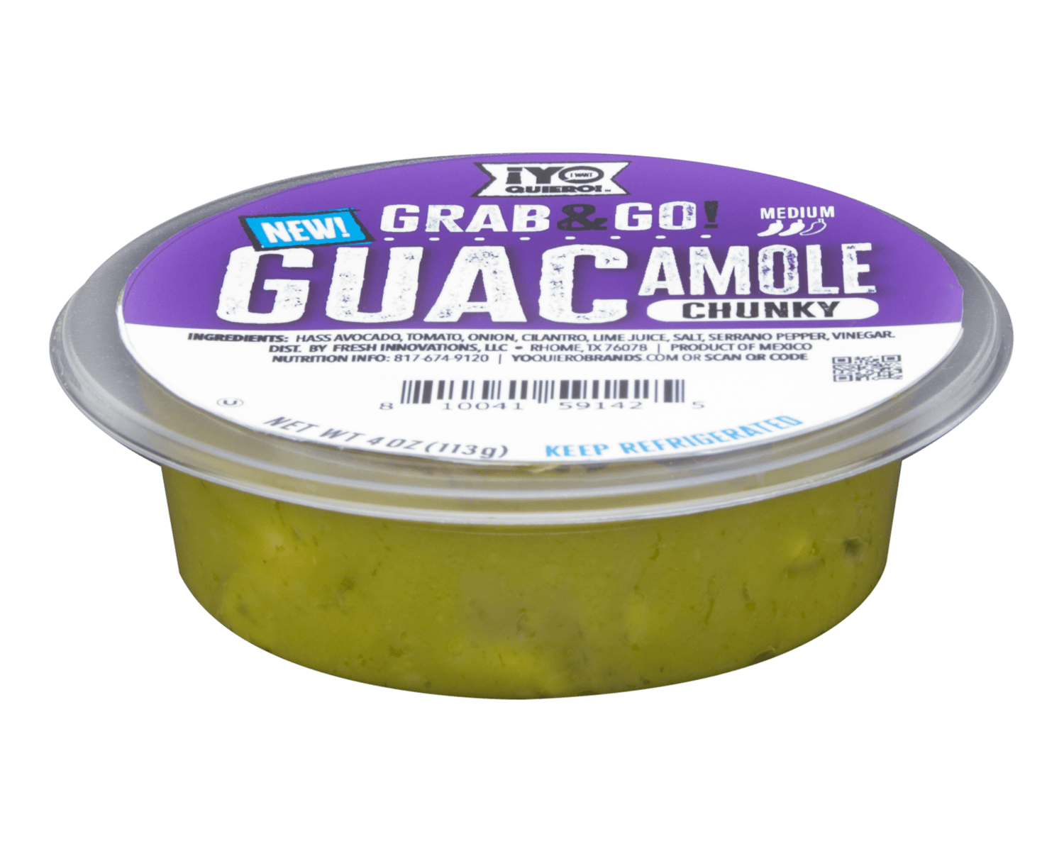 YQ product grab go chunky guacamole individual