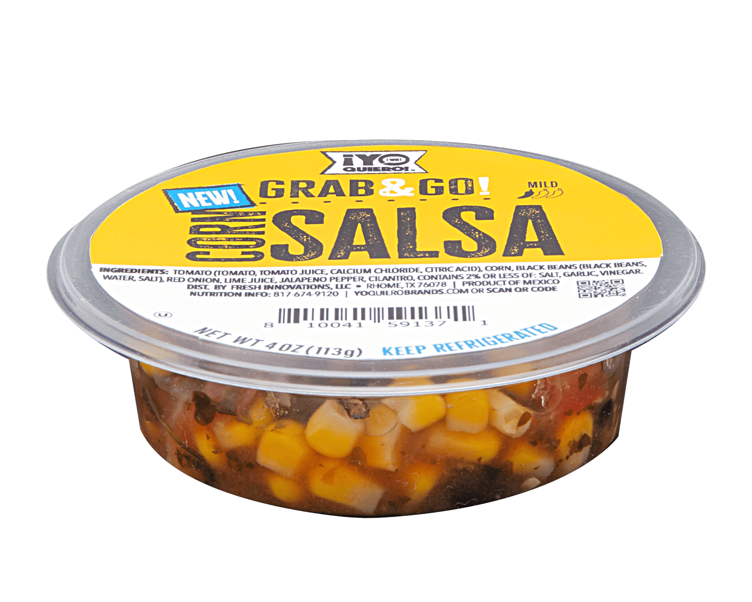 YQ product grab go corn salsa individual