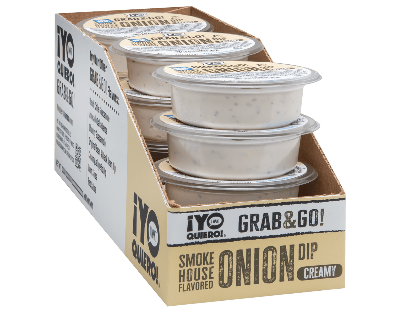YQ product grab go smokehouse onion dip package