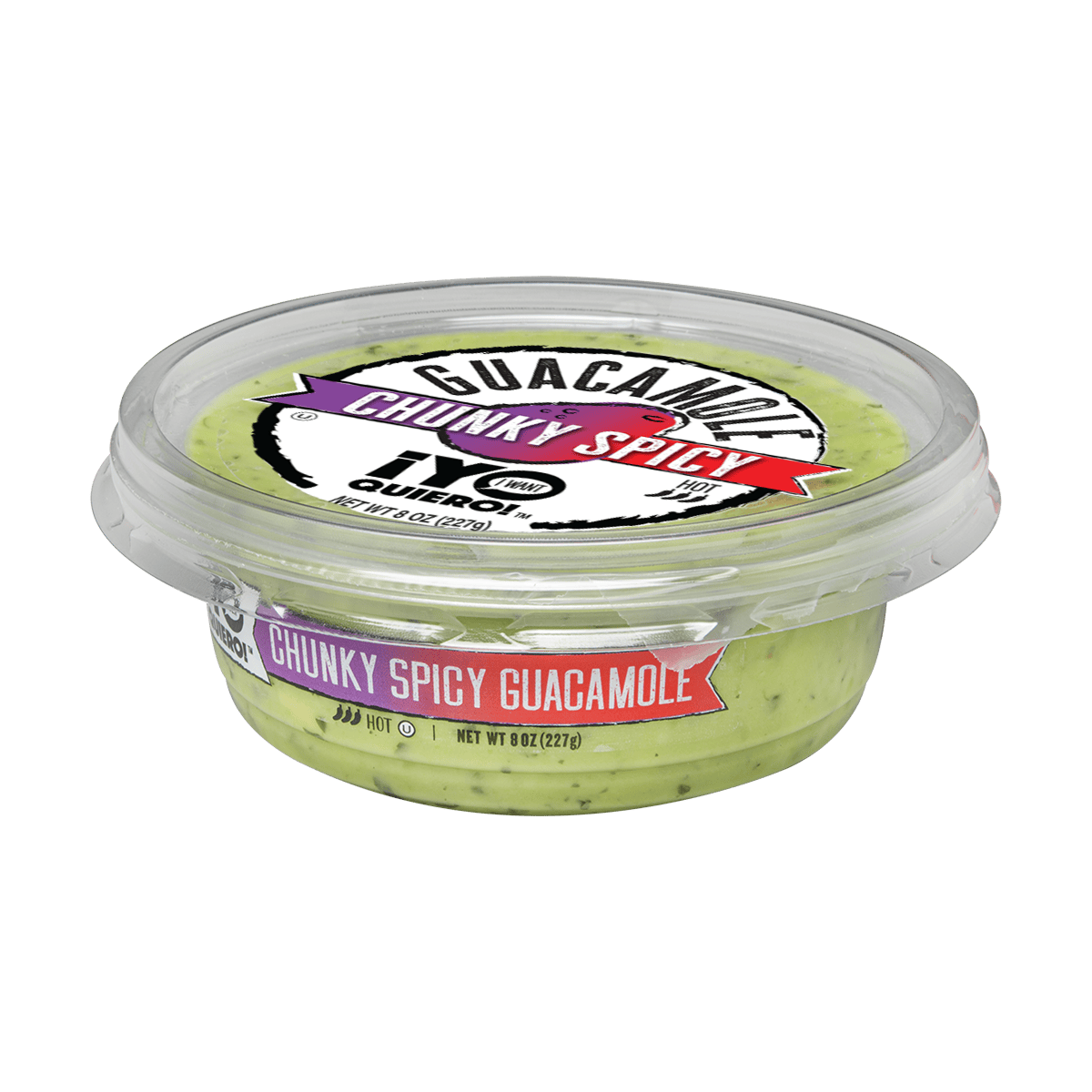 YQ product guacamole dips chunky spicy 8oz