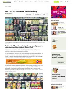 YQ press highlight 7 ps of guacamole advertising produce business