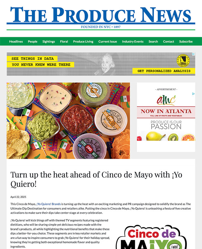 YQ press hightlight cinco de mayo produce news